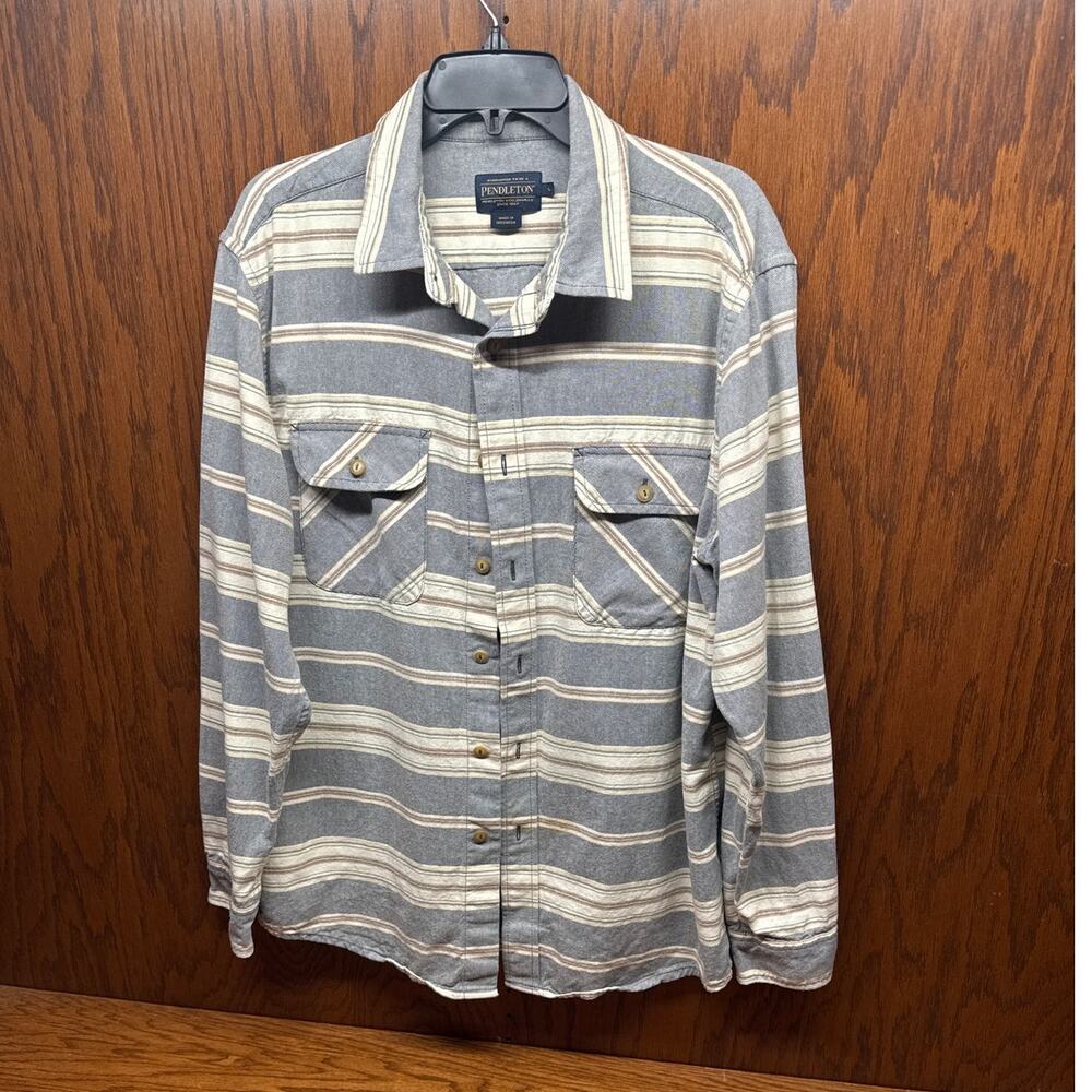 Pendleton Button Up Striped Shirt - image 2